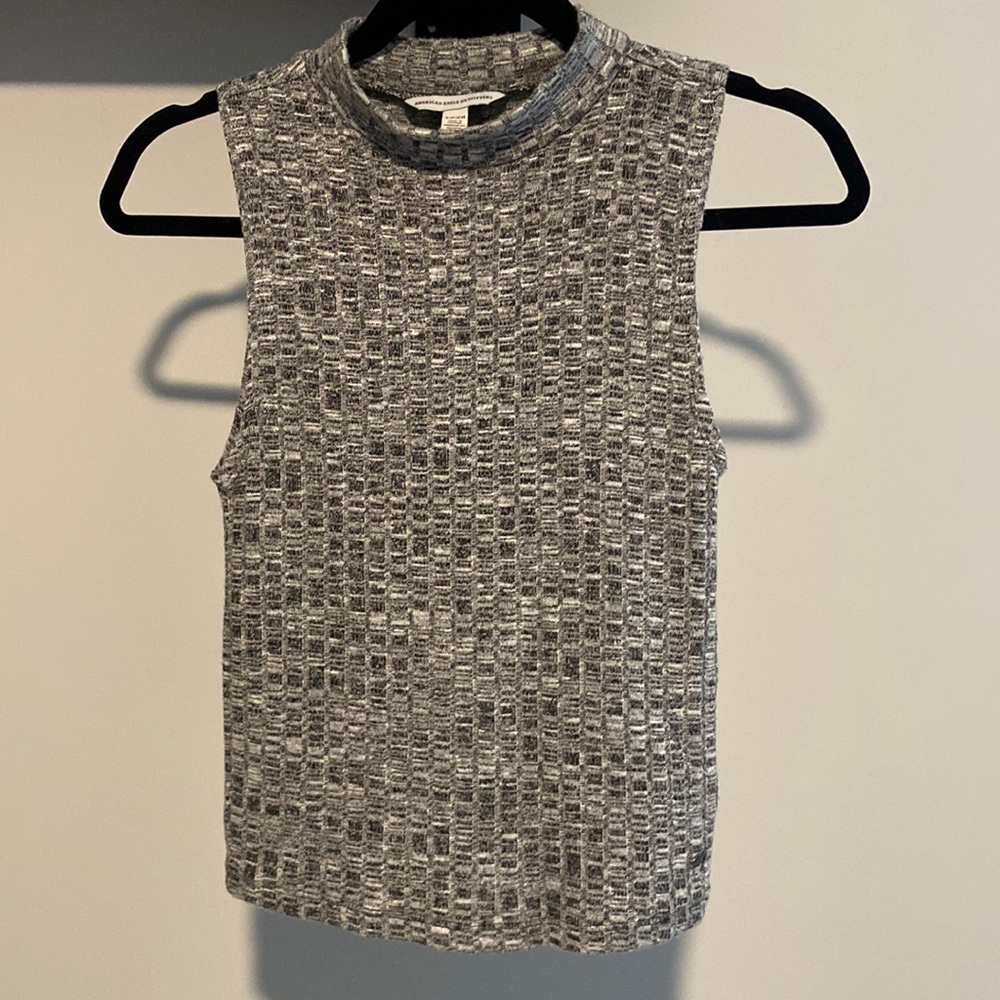 High Neck Sweater Tank